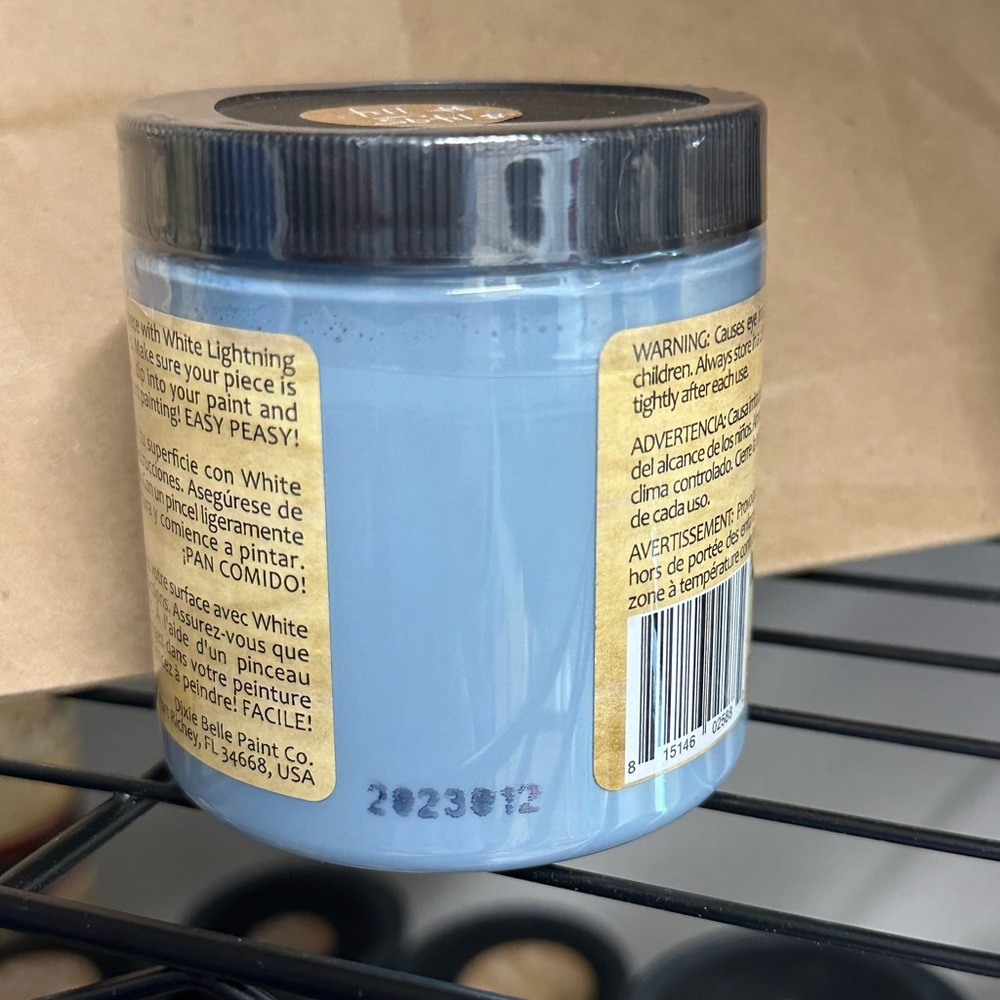 Dusty Blue Chalk Mineral Paint - Picture 2 of 2